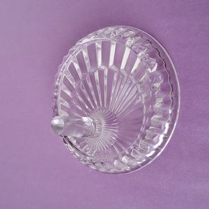 Vintage Avon 1980 "The Fostoria" Clear Cut Glass Ring & Trinket Holder